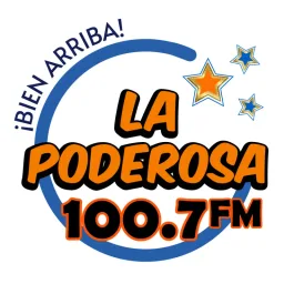 Logo de LA PODEROSA 100.7 (Tonalá) - 100.7 FM - XHCCAJ-FM - Grupo Radio Comunicación - Tonalá, Chiapas