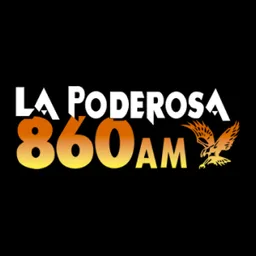 Logo de LA PODEROSA 860 (Tijuana) - 860 AM - XEMO-AM - Uniradio - Tijuana, Baja California