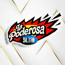 Logo de La Poderosa 94.7 FM / 1480 AM - XHXU-FM / XEXU-AM - Frontera, Coahuila