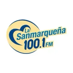 Logo de LA SANMARQUEÑA 100.1 (Aguascalientes) - 100.1 FM - XHARZ-FM - Grupo Radiofónico ZER - Aguascalientes, Aguascalientes