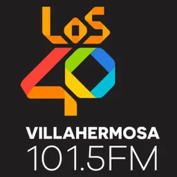 Logo de LOS40 101.5 (Villahermosa) - 101.5 FM - XHEPAR - Radio Núcleo - Villahermosa, Tabasco