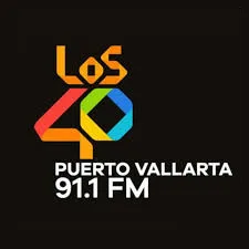 Logo de LOS40 Puerto Vallarta - 91.1 FM - XHPTOJ-FM - Radiópolis - Puerto Vallarta, JC