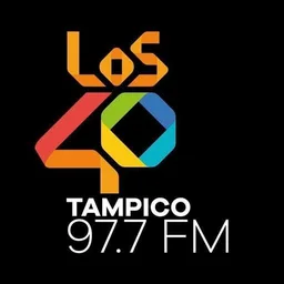 Logo de LOS40 Tampico - 97.7 FM - XHRW-FM - Grupo AS Comunicación - Tampico, Tamaulipas