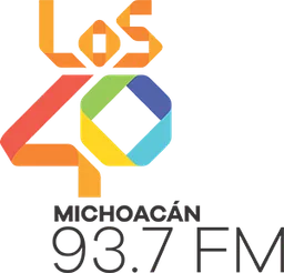 Logo de LOS40 Uruapan - 93.7 FM - XHENI-FM - Grupo AS Comunicación - Uruapan, Michoacán