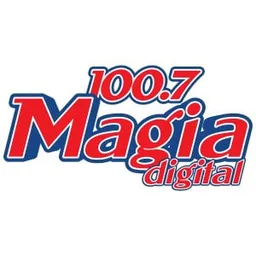 Logo de MAGIA DIGITAL 100.7 (Ciudad Juárez) - 100.7 FM - XHH-FM - MegaRadio - Ciudad Juárez, Chihuahua