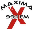 Logo de MÁXIMA (Ciudad Juárez) - 99.1 FM - XHEPR-FM - Ciudad Juárez, Chihuahua