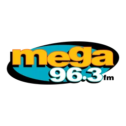 Logo de MEGA 96.3 (Los Ángeles) - 96.3 FM - KXOL-FM - Spanish Broadcasting System - Los Ángeles, California, EUA