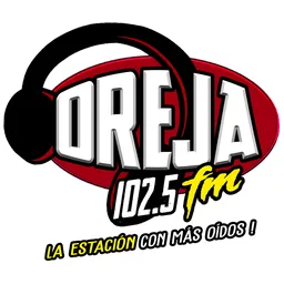 Logo de OREJA FM 102.5 (Obregón) - 102.5 FM - XHIQ-FM - Grupo AS Comunicación - Obregón, Sonora