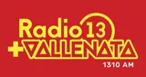 Logo de Radio 13 1340 AM (Más Vallenata )