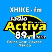 Logo de Radio Activa (Salina Cruz) - 89.1 FM - XHIKE-FM - Ike Siidi Viaa, A.C. - Salina Cruz, OA