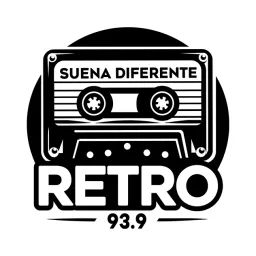 Logo de RETRO FM 93.9 (Ciudad del Carmen) - 93.9 FM - XHPMEN-FM - Grupo Audiorama Comunicaciones - Ciudad del Carmen, Campeche