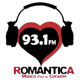 Logo de ROMÁNTICA 93.1 (San Luis Potosí) - 93.1 FM - XHEI-FM - Grupo AS Comunicación / Radiorama - San Luis Potosí, San Luis Potosí