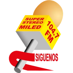 Logo de SUPER STEREO MILED 104.7 (Atlacomulco) - 104.7 FM - XHRLK-FM - Grupo Miled - Atlacomulco, Estado de México