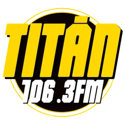 Logo de TITÁN 106.3 (Villahermosa) - 106.3 FM - XHRVI-FM - PUBLILUM (PubliLu Medios) - Villahermosa, Tabasco