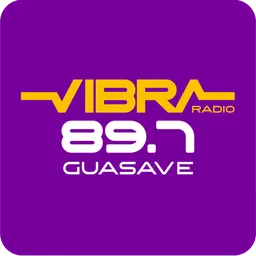 Logo de VIBRA RADIO 89.7 (Guasave) - 89.7 FM - XHCCCF-FM - Grupo Vibra Medios - Guasave, Sinaloa