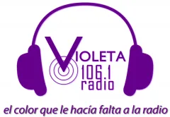 Logo de VIOLETA RADIO 106.1 (CDMX) - 106.1 FM - XHCDMX-FM - Alianza por el Derecho Humano de las Mujeres a Comunicar, A.C. - Ciudad de México