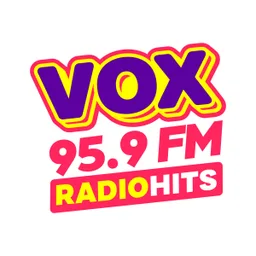 Logo de VOX FM Radio Hits 95.9 (GDL) - 95.9 FM - XHABCJ-FM - Grupo Radio Cañón - Guadalajara, Jalisco