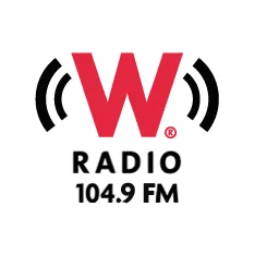 Logo de W RADIO 104.9 (Zacatecas y Guadalupe) - 104.9 FM - XHCCFL-FM - Grupo Radio Cañón - Zacatecas, Zacatecas
