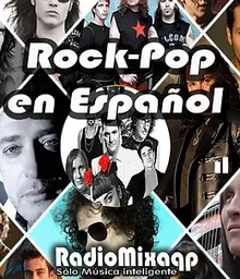 Logo de RadioMix AQP Rock-Pop en Español (Dj Ethamx)