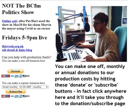 Logo de Not the BCFM Politics Show