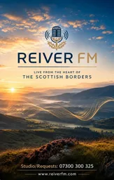 Logo de Reiver FM – Scottish Borders Radio