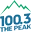 Logo de 100.3 The Peak