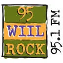 Logo de 95.1 95 WIIL Rock!