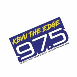 Logo de KBVU 97.5 "The Edge" Alta, IA