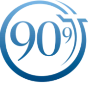 Logo de KCBI 90.9 FM