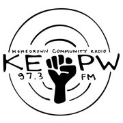 Logo de KEPW - Eugene PeaceWorks Homegrown Community Radio