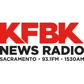 Logo de KFBK "News Radio 93.1 & 1530" Sacramento, CA