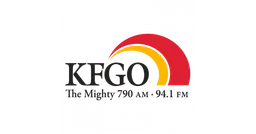 Logo de KMJO "Duke FM 104.7" Hope, ND