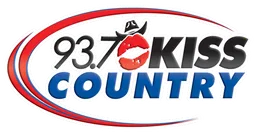 Logo de KSKS 93.7 "Kiss Country" Fresno, CA