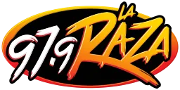 Logo de La Raza 97.9 FM (Solo Idolos y Música de Calidad )