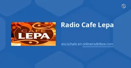 Logo de RADIO CAFE LEPA ( EEUU.) fono +16787704169 DJ MONKEY