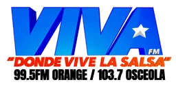 Logo de Viva FM Orlando 99.5 Orange County/103.7 Osceola County