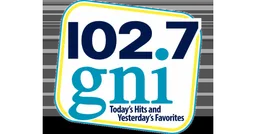Logo de WGNI "102.7 GNI" Wilmington, NC
