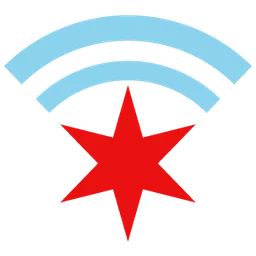 Logo de WLUW 88.7 FM, Chicago Sound Alliance