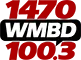 Logo de WMBD 1470 AM 100.3 FM Peoria News and Talk