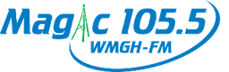 Logo de WMGH 105.5FM