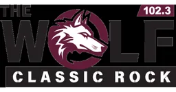 Logo de WMOS "102.3 The Wolf" Stonington, CT
