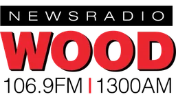 Logo de WOOD-AM WOOD-FM WOOD- Grand Rapids, MI, USA News-Talk AM 1300 FM 106.9