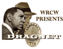Logo de WRCW presents Dragnet