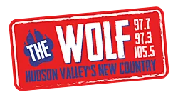Logo de WZAD 97.3 94.3 105.5 The Wolf