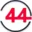 Logo de Radio 44