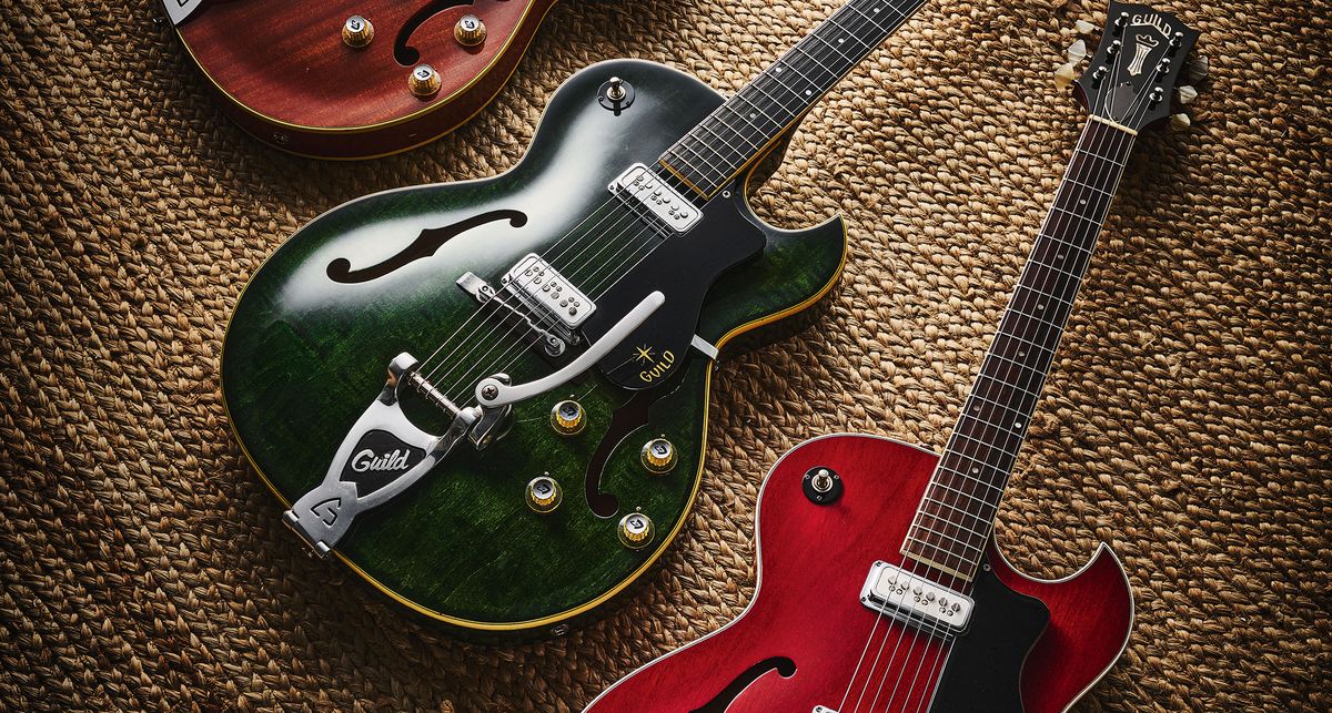 “The catalog proclaimed the instrument to be: ‘For the young artist with a flair for showmanship!’”: Guild Starfires appeared in the hands of The Kinks’ Dave Davies and Jerry Garcia, and shook up the electric guitar scene in the early ’60s