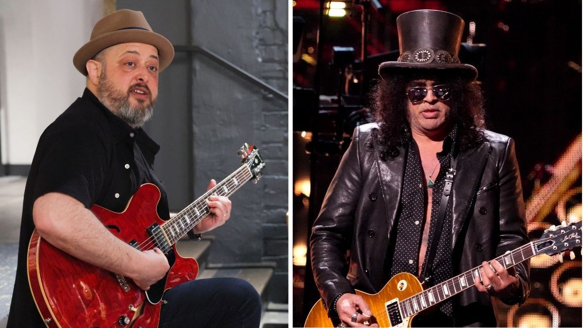 “He said, ‘It’s really cool when you watch someone a lot and then you get to meet them in person’”: Marty Schwartz recently bumped into Slash – and it turns out the guitar legend had been watching his videos to brush up his blues chops